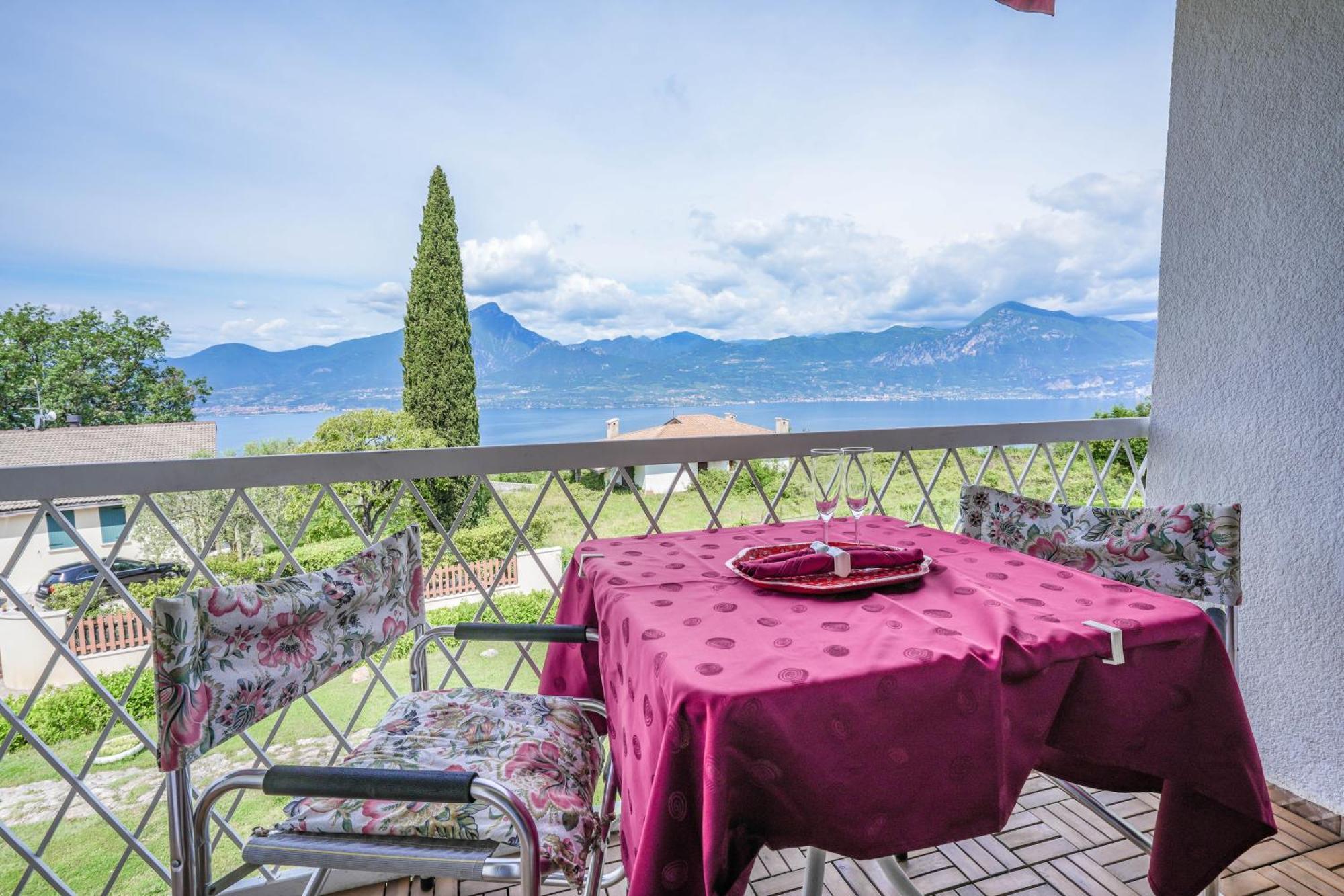 Apartament Garda Panoramic House Albisano Zewnętrze zdjęcie