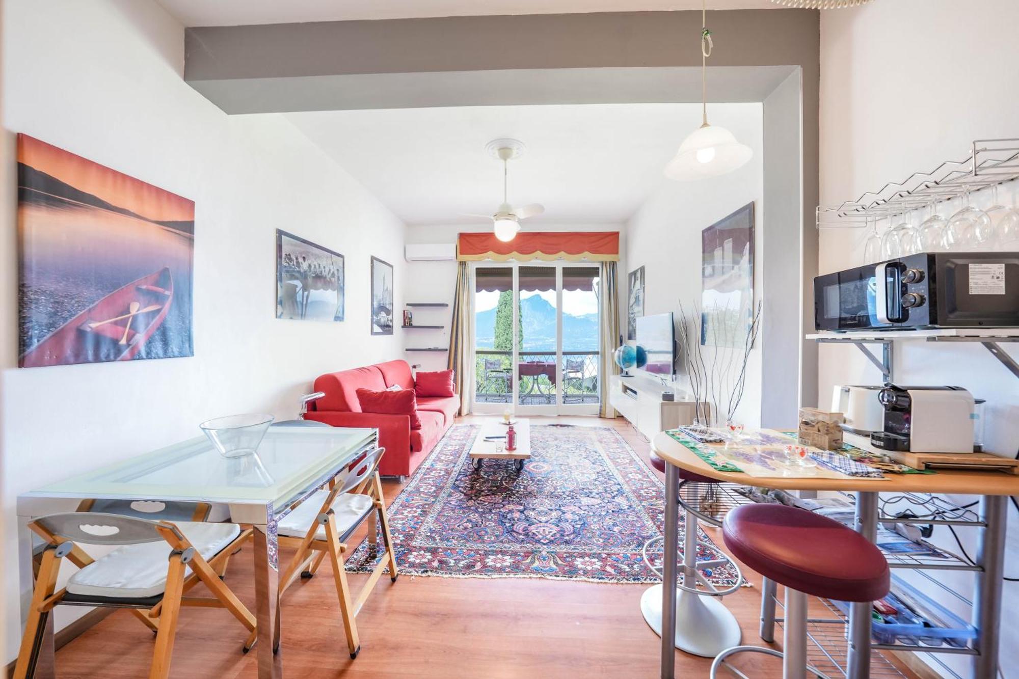 Apartament Garda Panoramic House Albisano Zewnętrze zdjęcie