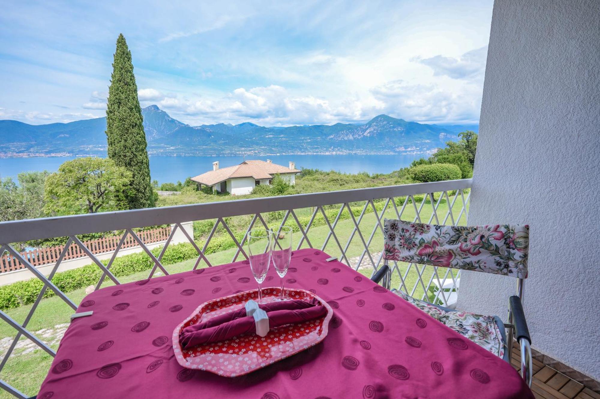 Apartament Garda Panoramic House Albisano Zewnętrze zdjęcie